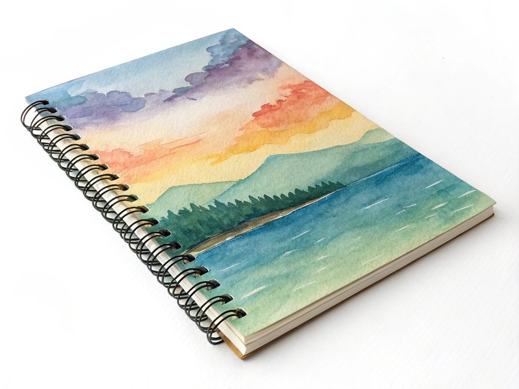 Top Spiral Bound Watercolor Paper Pad